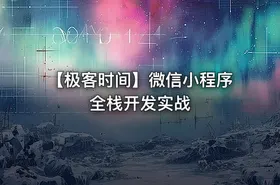 【极客时间】微信小程序全栈开发实战