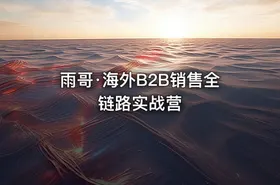 雨哥·海外B2B销售全链路实战营