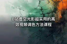 B站虚空光影超实用的高效视频调色方法课程