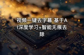 视频一键去字幕 基于AI深度学习+智能无痕去除 - getfromcode