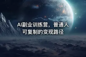 AI副业训练营，普通人可复制的变现路径 - getfromcode