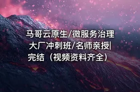 马哥云原生/微服务治理大厂冲刺班/名师亲授|完结（视频资料齐全）