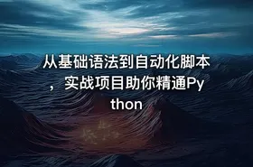 从基础语法到自动化脚本，实战项目助你精通Python