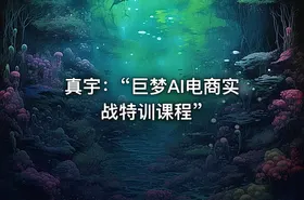 真宇：“巨梦AI电商实战特训课程”