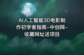 AI人工智能3D电影制作初学者指南-中创网-收藏网址送项目 - getfromcode