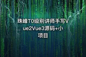 珠峰T0级别讲师手写Vue2Vue3源码+小项目 - getfromcode