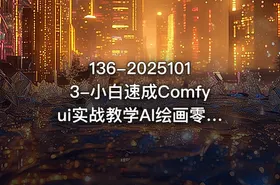 136-20251013-小白速成Comfyui实战教学AI绘画零基础轻松学简单易懂迅速上手更多资源 - getfromcode