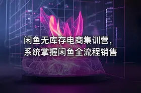 闲鱼无库存电商集训营，系统掌握闲鱼全流程销售