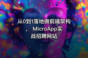 从0到1落地微前端架构， MicroApp实战招聘网站