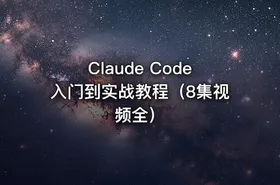 Claude Code入门到实战教程（8集视频全）
