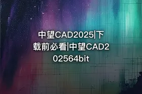 中望CAD2025|下载前必看|中望CAD202564bit - getfromcode