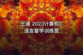 王道 2023计算机C语言督学训练营