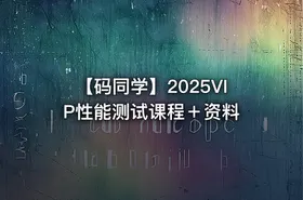 【码同学】2025VIP性能测试课程＋资料