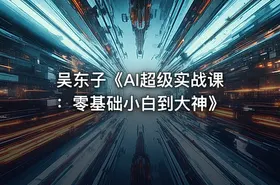 吴东子《AI超级实战课：零基础小白到大神》 - getfromcode
