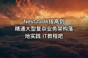 NestJS 从拔高到精通大型复杂业务架构落地实践 IT教程吧
