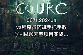 0671.2024Java程序员阿斌手把手教学-IM聊天室项目实战课 - getfromcode