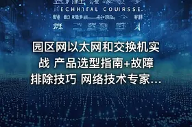 园区网以太网和交换机实战 产品选型指南+故障排除技巧 网络技术专家必备课程