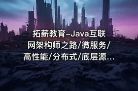 拓薪教育-Java互联网架构师之路/微服务/高性能/分布式/底层源码/高并发|价值6899元|完结无秘 - getfromcode