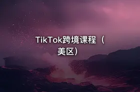 TikTok跨境课程（美区）