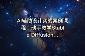 AI辅助设计实战案例课程，动手教学Stable Diffusion、Midjourney及PS协作技巧，掌握前沿AI辅助设计技术