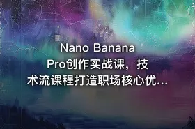 Nano Banana Pro创作实战课，技术流课程打造职场核心优势