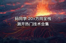 码同学 20+方向全栈测开热门技术合集
