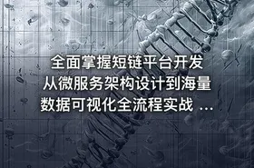 全面掌握短链平台开发 从微服务架构设计到海量数据可视化全流程实战 前沿技术