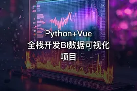 Python+Vue 全栈开发BI数据可视化项目