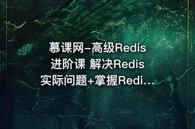 慕课网-高级Redis进阶课 解决Redis实际问题+掌握Redis6.x特性 - getfromcode