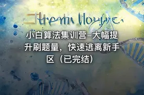 小白算法集训营-大幅提升刷题量，快速逃离新手区（已完结） - getfromcode