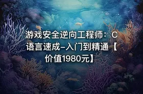 游戏安全逆向工程师：C语言速成-入门到精通【价值1980元】