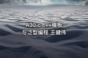 A30 c c++模板与泛型编程 王健伟