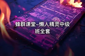 蜂群课堂-懒人精灵中级班全套 - getfromcode
