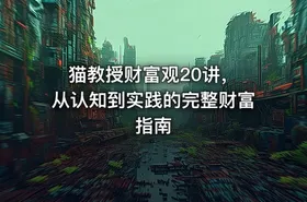 猫教授财富观20讲， 从认知到实践的完整财富指南