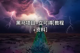 黑马项目-立可得[教程+资料]