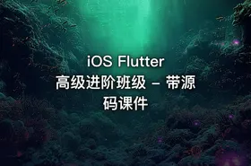 iOS Flutter高级进阶班级 - 带源码课件