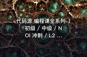 代码源 编程课全系列（初级 / 中级 / NOI 冲刺 / L2 训练）