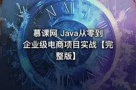 慕课网 Java从零到企业级电商项目实战【完整版】