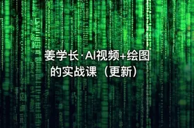 姜学长·AI视频+绘图的实战课（更新）
