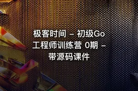 极客时间 - 初级Go工程师训练营 0期 - 带源码课件