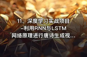 11、深度学习实战项目-利用RNN与LSTM网络原理进行唐诗生成视频课程 - getfromcode
