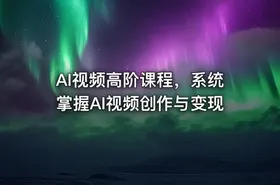 AI视频高阶课程，系统掌握AI视频创作与变现 - getfromcode
