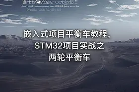 嵌入式项目平衡车教程， STM32项目实战之两轮平衡车