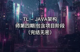 TL - JAVA架构师第四期|包含项目阶段（完结无密） - getfromcode