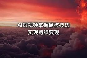 AI短视频掌握硬核技法实现持续变现