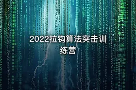 2022拉钩算法突击训练营