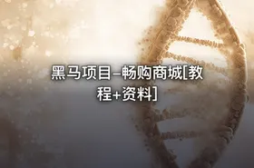 黑马项目-畅购商城[教程+资料]
