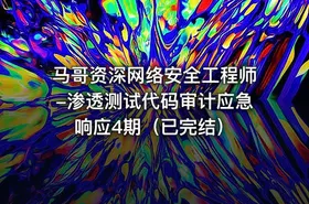 马哥资深网络安全工程师-渗透测试代码审计应急响应4期（已完结）