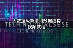 大数据级算法和数据结构视频教程