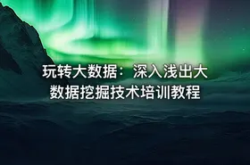 玩转大数据：深入浅出大数据挖掘技术培训教程